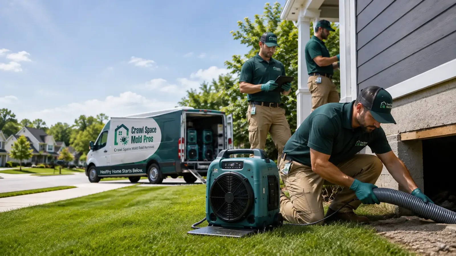 Crawl Space Mold Removal in Kingston, MO